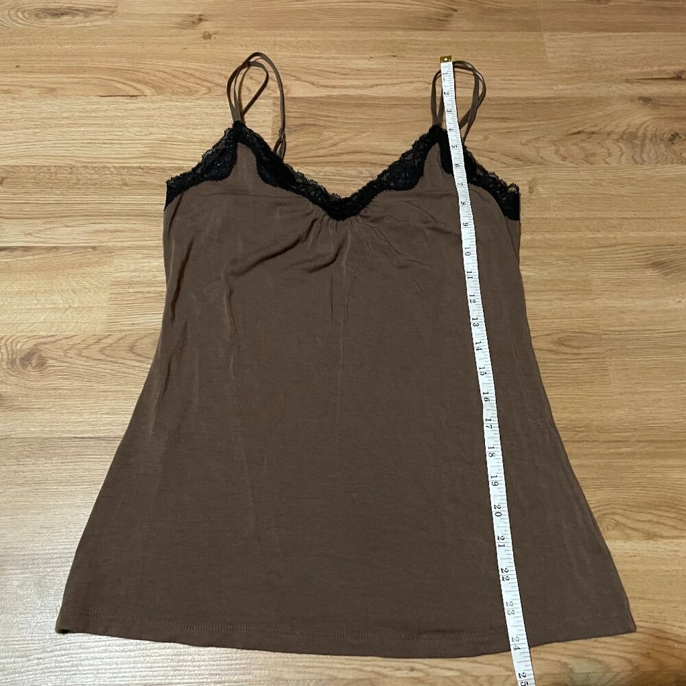 Express Brown lace camisole